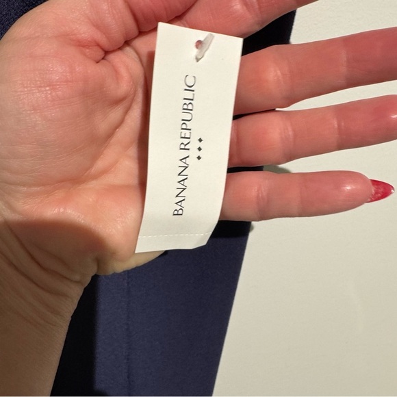 Banana Republic Factory Deep Blue Maxi Dress. Size Medium - Picture 4 of 8